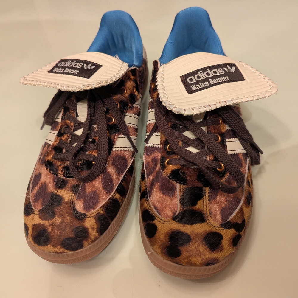 Adidas Wales Bonner Leopard Print Sneakers
